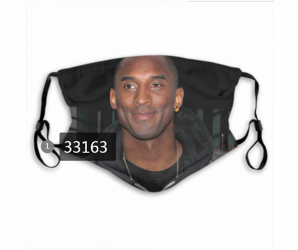 2021 NBA Los Angeles Lakers #24 kobe bryant 33163 Dust mask with filter